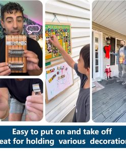 Alternative view of NACETURE Vinyl Siding Hooks 20 Pack Heavy Duty Siding Clips Vinyl Siding Hanger for Hanging on Patio. No Hole Need Command Outdoor Hook Hang to Decor Wreath Things | Heavy Duty